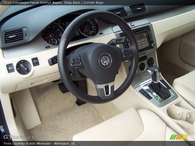 Deep Black / Cornsilk Beige 2010 Volkswagen Passat Komfort Wagon