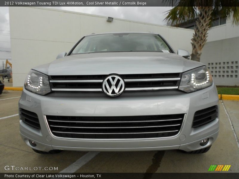 Cool Silver Metallic / Cornsilk Beige 2012 Volkswagen Touareg TDI Lux 4XMotion