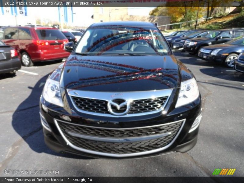 Brilliant Black / Black 2012 Mazda CX-9 Touring AWD
