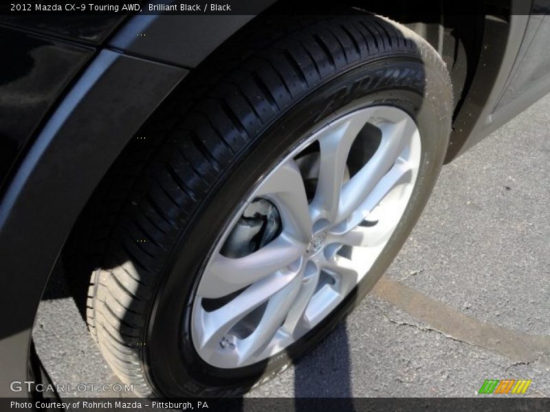 Brilliant Black / Black 2012 Mazda CX-9 Touring AWD