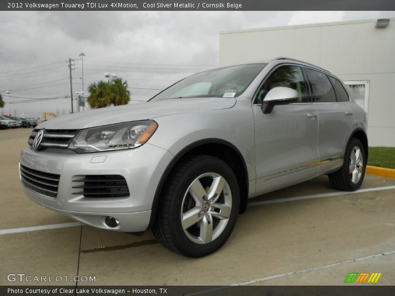 Cool Silver Metallic / Cornsilk Beige 2012 Volkswagen Touareg TDI Lux 4XMotion