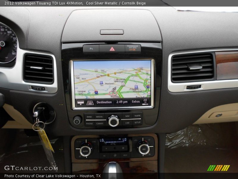 Cool Silver Metallic / Cornsilk Beige 2012 Volkswagen Touareg TDI Lux 4XMotion