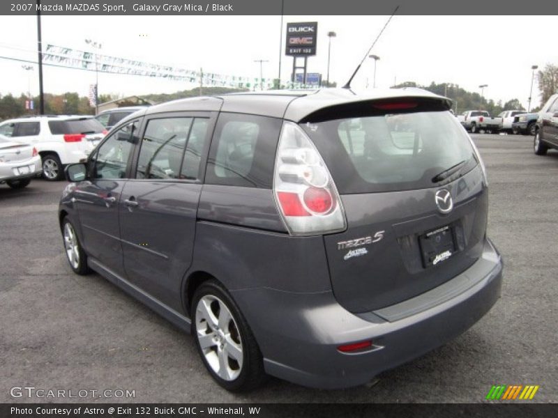 Galaxy Gray Mica / Black 2007 Mazda MAZDA5 Sport