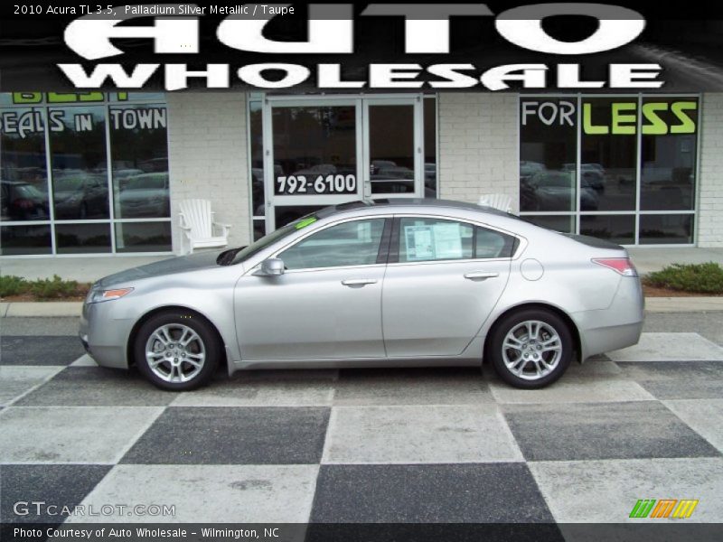 Palladium Silver Metallic / Taupe 2010 Acura TL 3.5