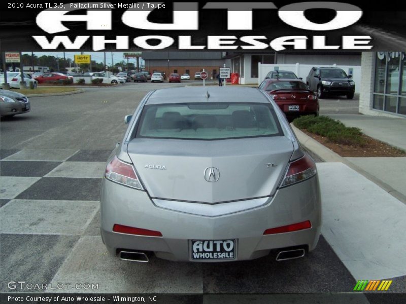Palladium Silver Metallic / Taupe 2010 Acura TL 3.5