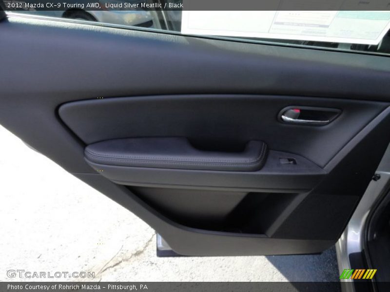 Liquid Silver Meatllic / Black 2012 Mazda CX-9 Touring AWD