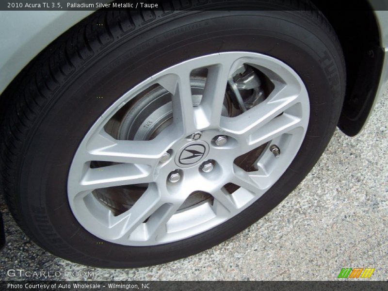 Palladium Silver Metallic / Taupe 2010 Acura TL 3.5