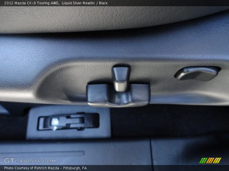 Liquid Silver Meatllic / Black 2012 Mazda CX-9 Touring AWD