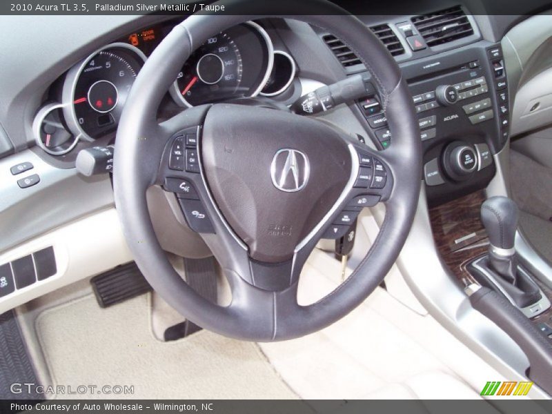 Palladium Silver Metallic / Taupe 2010 Acura TL 3.5