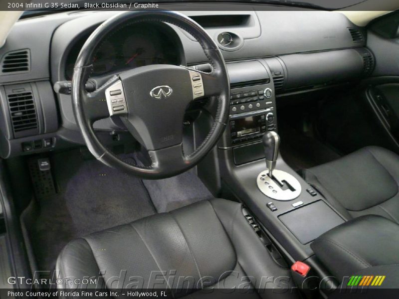 Black Obsidian / Graphite 2004 Infiniti G 35 Sedan