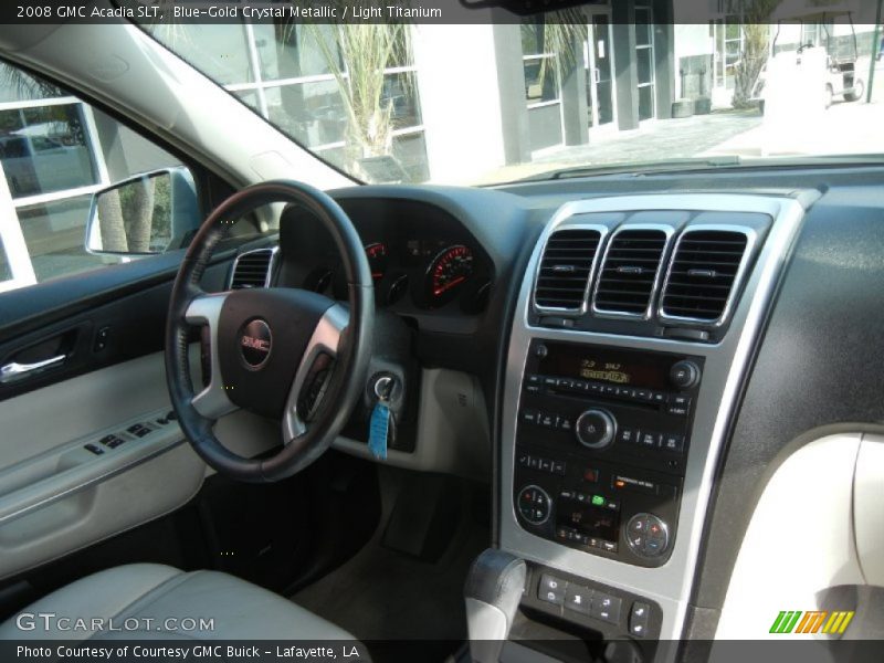 Blue-Gold Crystal Metallic / Light Titanium 2008 GMC Acadia SLT