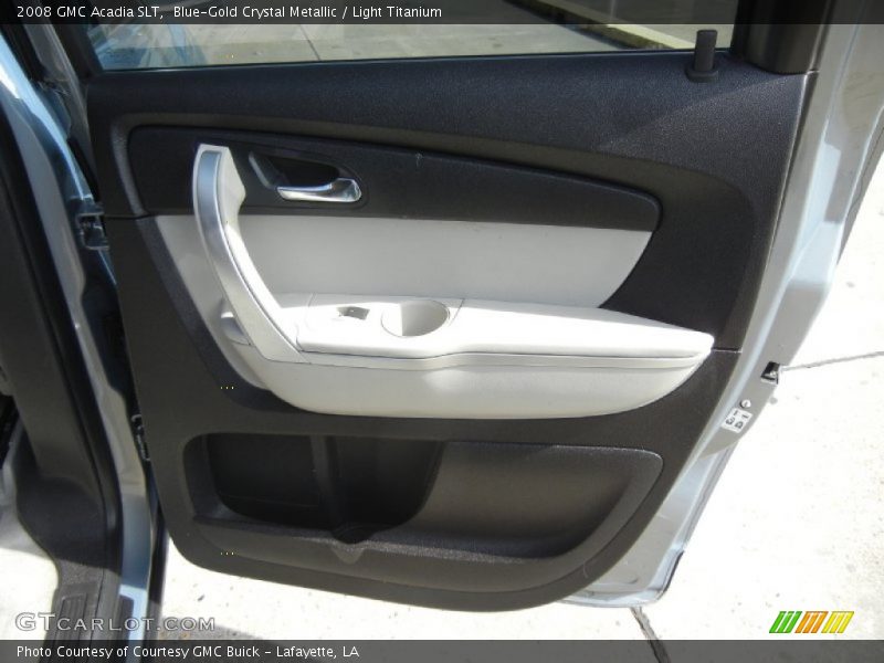 Blue-Gold Crystal Metallic / Light Titanium 2008 GMC Acadia SLT