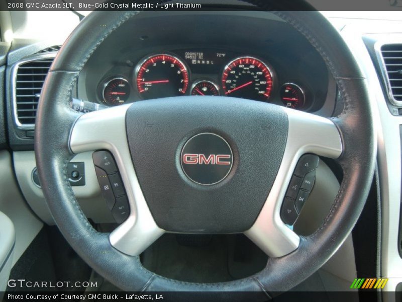 Blue-Gold Crystal Metallic / Light Titanium 2008 GMC Acadia SLT