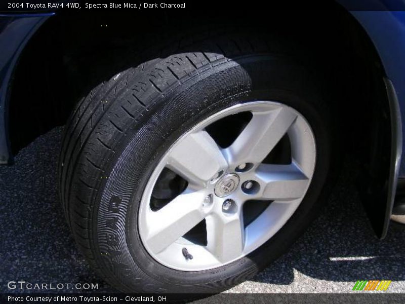 Spectra Blue Mica / Dark Charcoal 2004 Toyota RAV4 4WD
