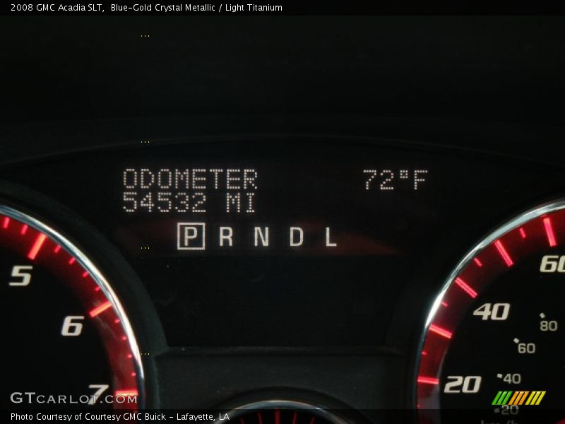 Blue-Gold Crystal Metallic / Light Titanium 2008 GMC Acadia SLT
