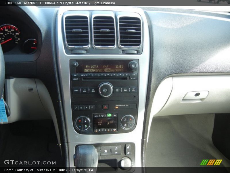 Blue-Gold Crystal Metallic / Light Titanium 2008 GMC Acadia SLT