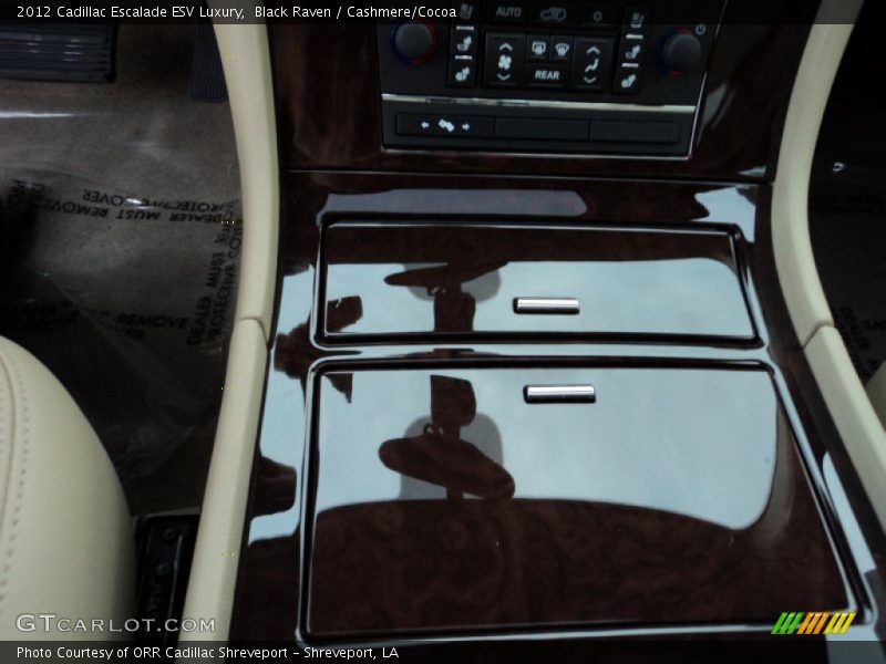 Black Raven / Cashmere/Cocoa 2012 Cadillac Escalade ESV Luxury