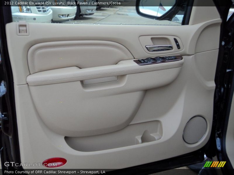 Black Raven / Cashmere/Cocoa 2012 Cadillac Escalade ESV Luxury