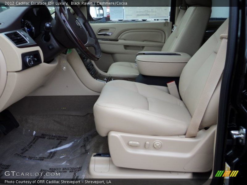 Black Raven / Cashmere/Cocoa 2012 Cadillac Escalade ESV Luxury
