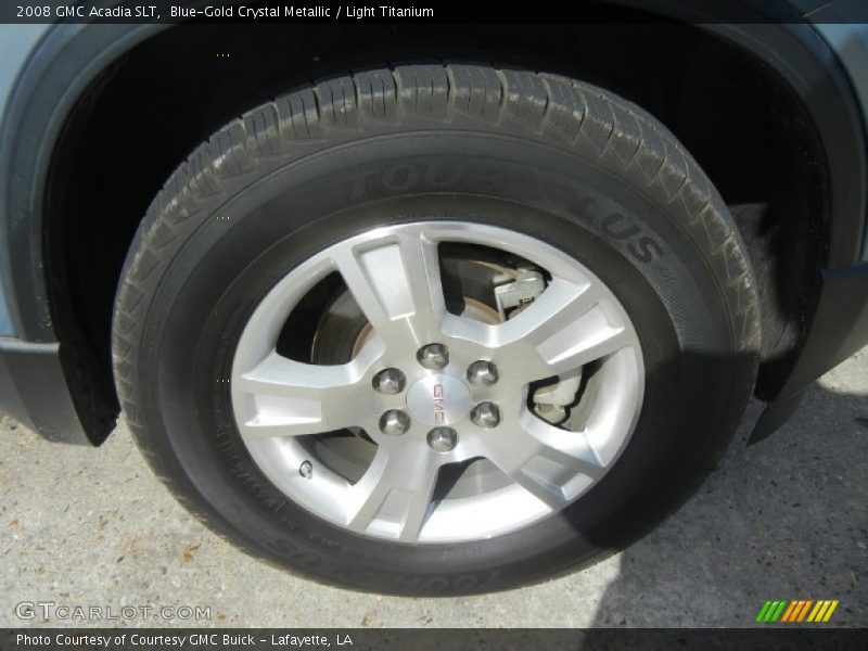Blue-Gold Crystal Metallic / Light Titanium 2008 GMC Acadia SLT
