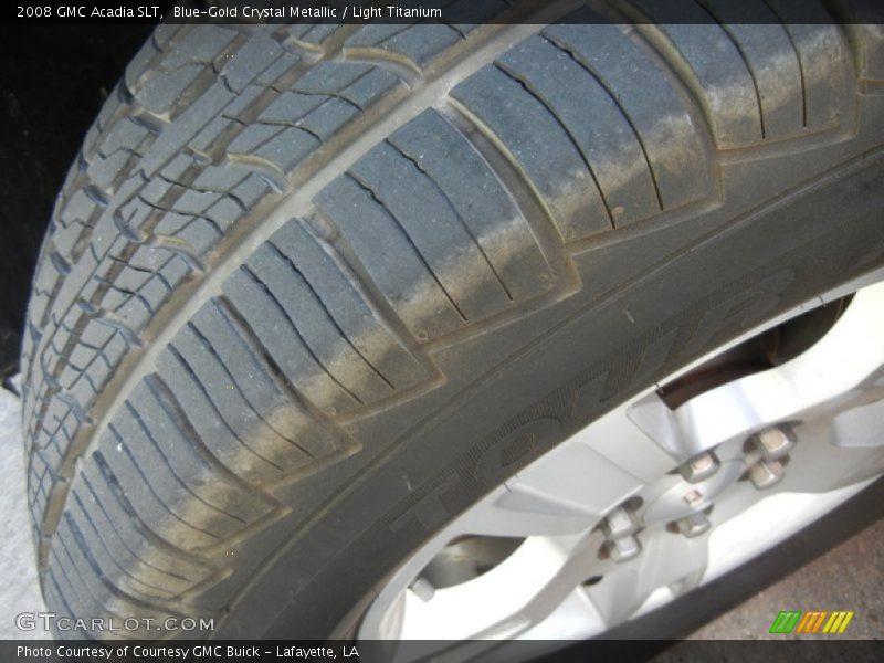 Blue-Gold Crystal Metallic / Light Titanium 2008 GMC Acadia SLT