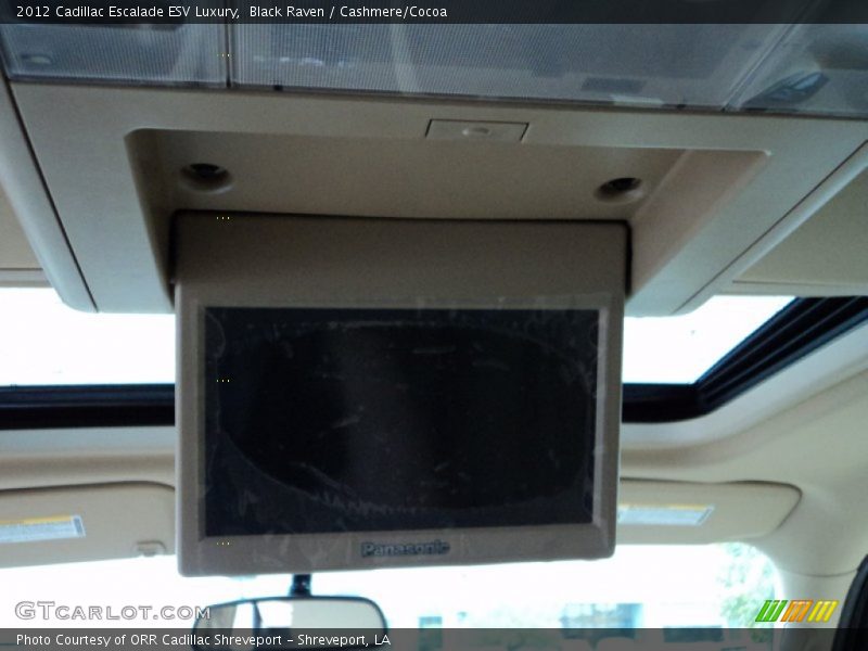 Black Raven / Cashmere/Cocoa 2012 Cadillac Escalade ESV Luxury