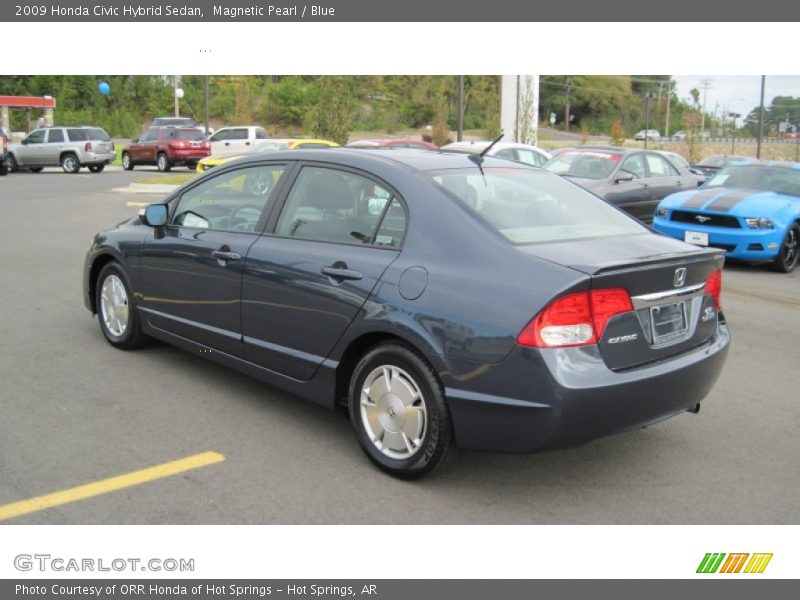 Magnetic Pearl / Blue 2009 Honda Civic Hybrid Sedan