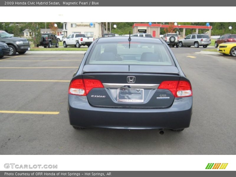 Magnetic Pearl / Blue 2009 Honda Civic Hybrid Sedan