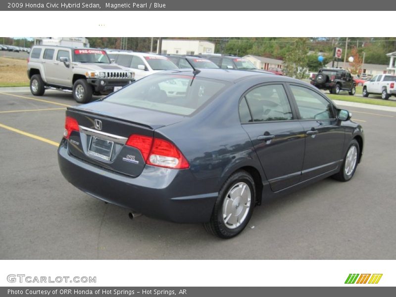 Magnetic Pearl / Blue 2009 Honda Civic Hybrid Sedan
