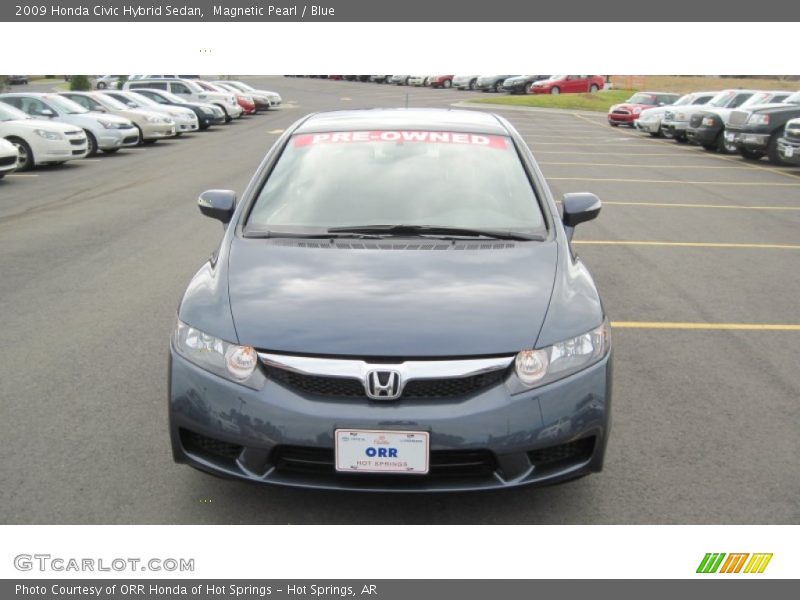 Magnetic Pearl / Blue 2009 Honda Civic Hybrid Sedan