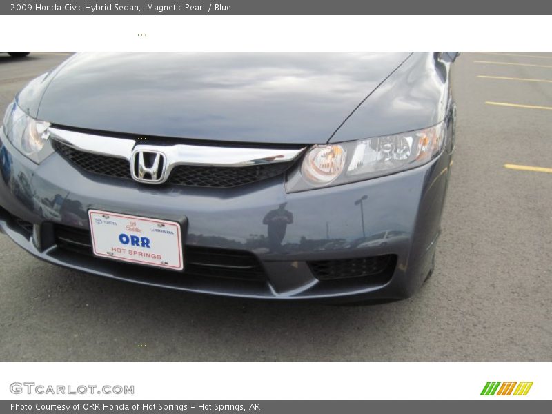 Magnetic Pearl / Blue 2009 Honda Civic Hybrid Sedan
