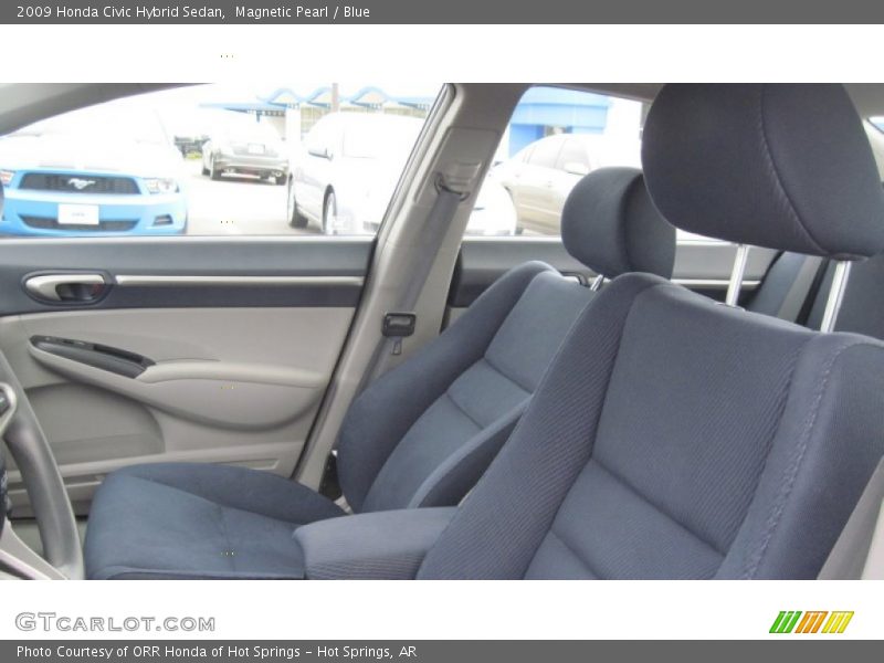 Magnetic Pearl / Blue 2009 Honda Civic Hybrid Sedan