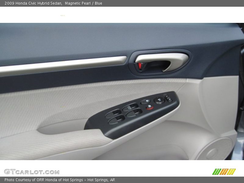 Magnetic Pearl / Blue 2009 Honda Civic Hybrid Sedan