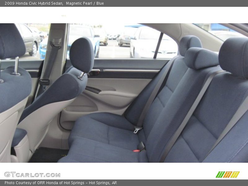 Magnetic Pearl / Blue 2009 Honda Civic Hybrid Sedan
