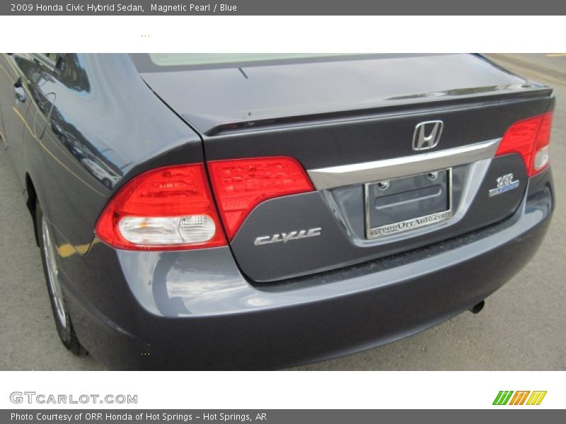 Magnetic Pearl / Blue 2009 Honda Civic Hybrid Sedan