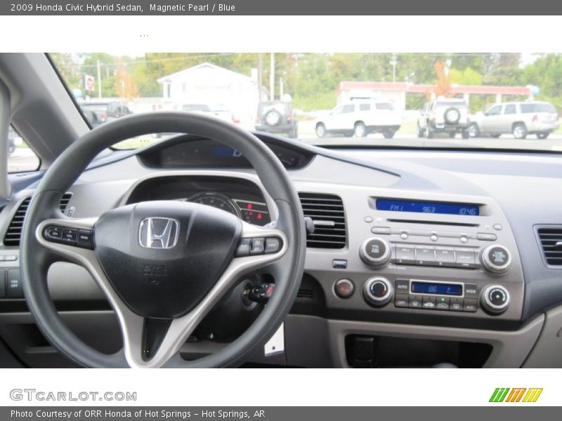 Magnetic Pearl / Blue 2009 Honda Civic Hybrid Sedan