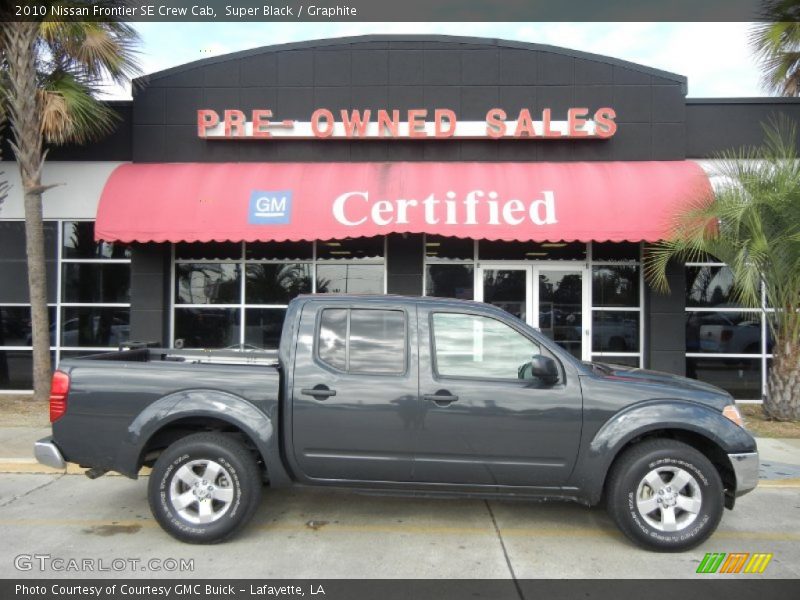 Super Black / Graphite 2010 Nissan Frontier SE Crew Cab