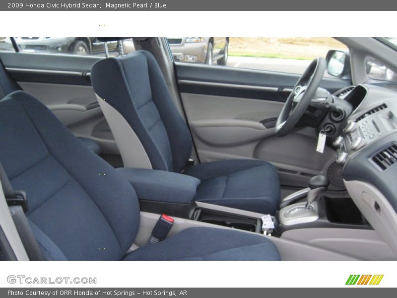 Magnetic Pearl / Blue 2009 Honda Civic Hybrid Sedan