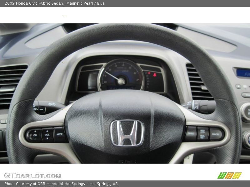 Magnetic Pearl / Blue 2009 Honda Civic Hybrid Sedan