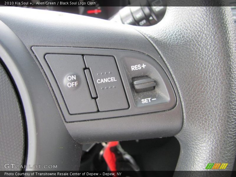 Alien Green / Black Soul Logo Cloth 2010 Kia Soul +