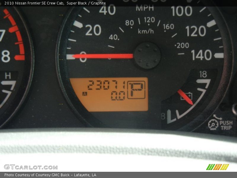 Super Black / Graphite 2010 Nissan Frontier SE Crew Cab