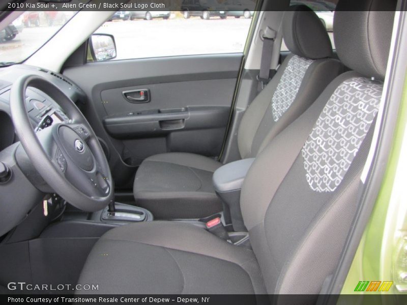 Alien Green / Black Soul Logo Cloth 2010 Kia Soul +