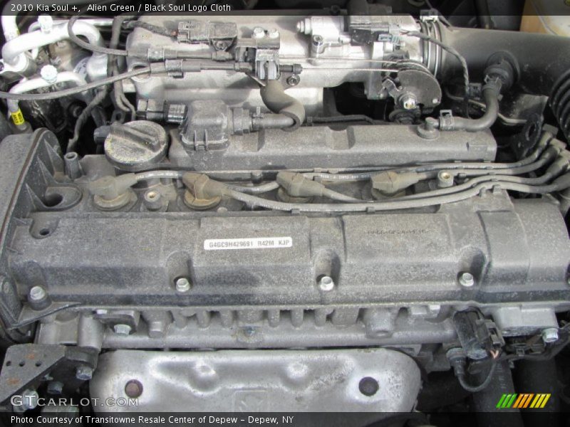 Alien Green / Black Soul Logo Cloth 2010 Kia Soul +