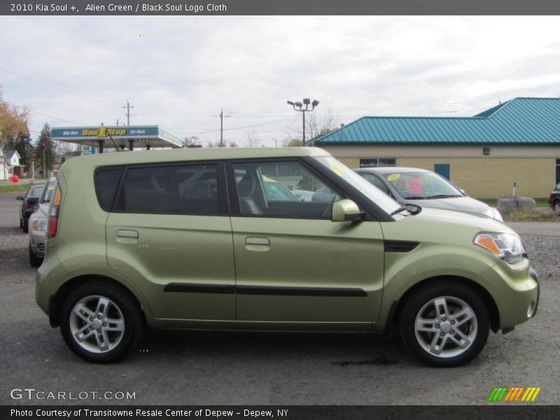 Alien Green / Black Soul Logo Cloth 2010 Kia Soul +