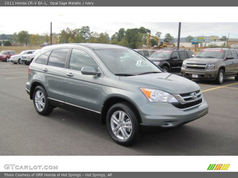 Opal Sage Metallic / Ivory 2011 Honda CR-V EX-L