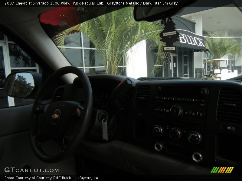 Graystone Metallic / Dark Titanium Gray 2007 Chevrolet Silverado 1500 Work Truck Regular Cab