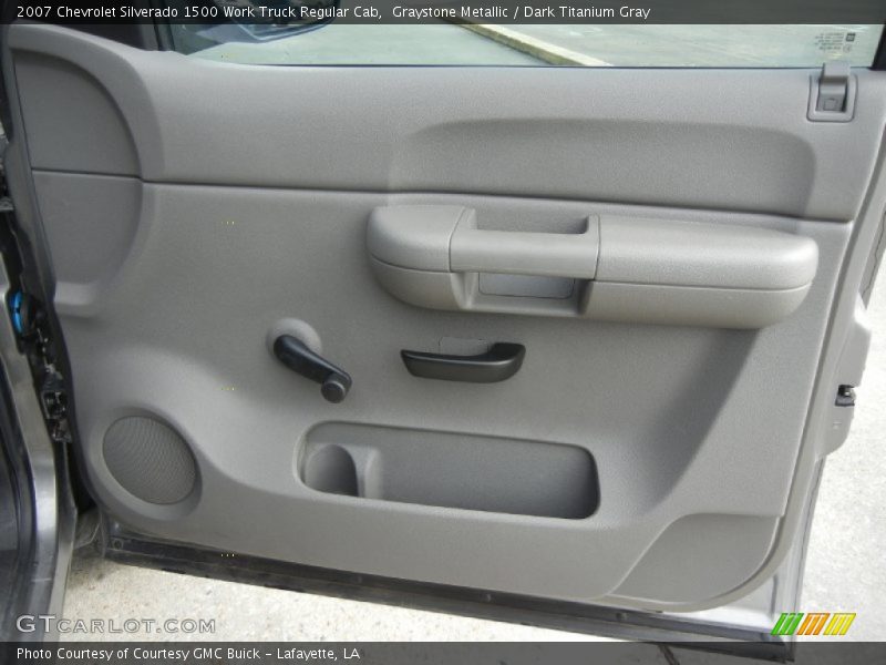 Graystone Metallic / Dark Titanium Gray 2007 Chevrolet Silverado 1500 Work Truck Regular Cab