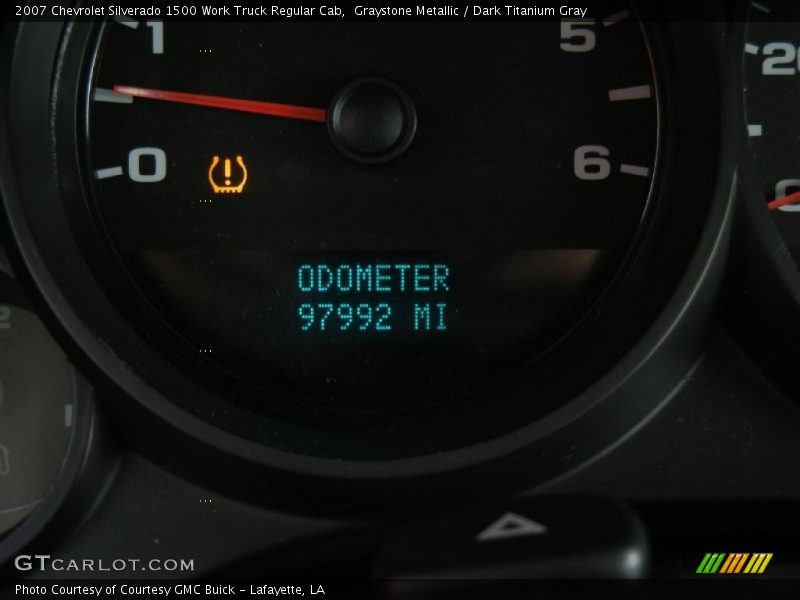 Graystone Metallic / Dark Titanium Gray 2007 Chevrolet Silverado 1500 Work Truck Regular Cab