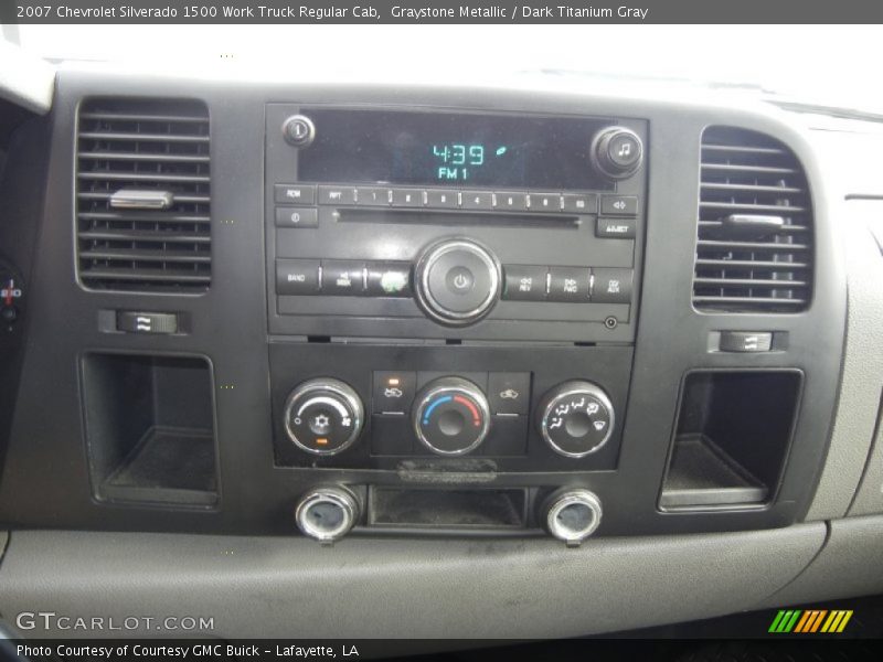 Graystone Metallic / Dark Titanium Gray 2007 Chevrolet Silverado 1500 Work Truck Regular Cab