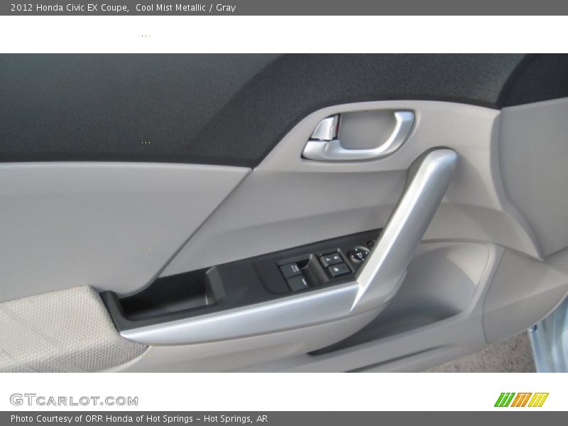 Cool Mist Metallic / Gray 2012 Honda Civic EX Coupe